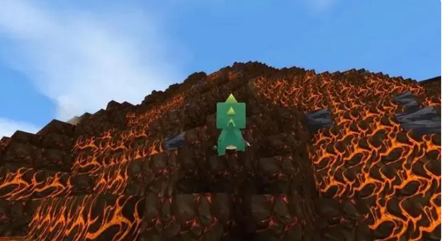 迷你世界火山地形码揭秘，探索炽热之地，挑战虚空幻影！