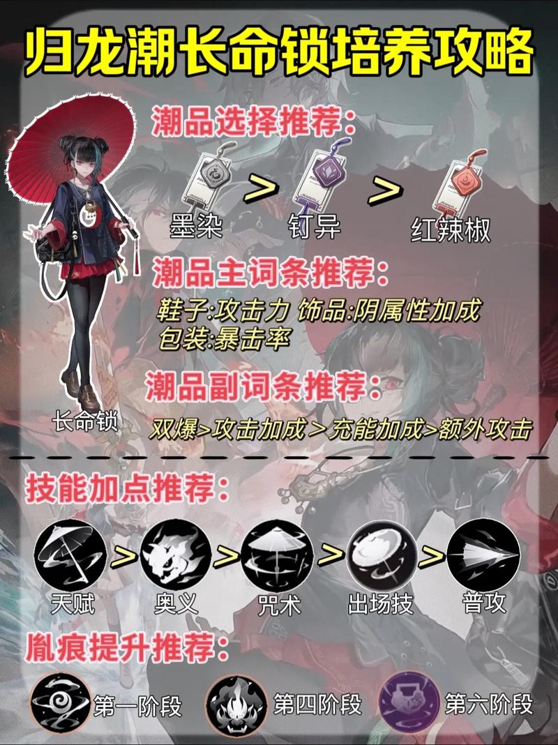 归龙潮长命锁养成与配队深度攻略，解锁宿命之战的钥匙