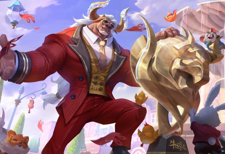 王者荣耀全新牛魔皮肤震撼登场,荣耀战场上的新霸主燃爆来袭!