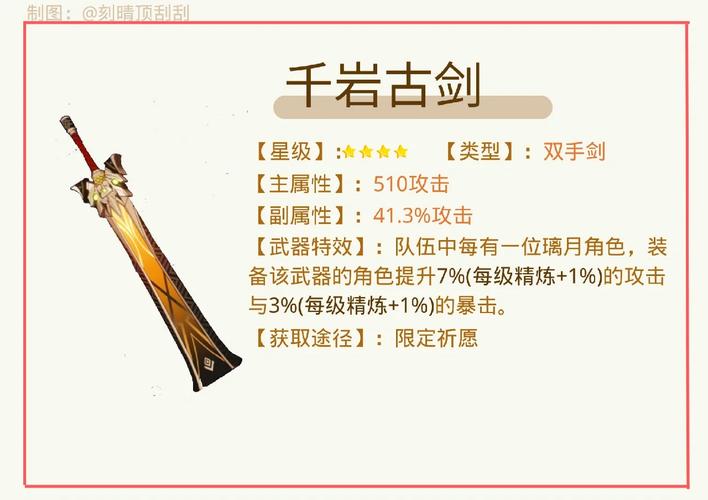 原神千岩古剑深度解析与趣味玩法介绍