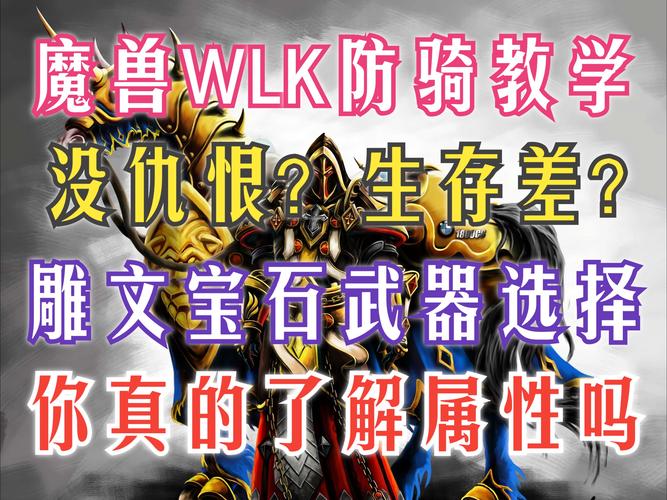 魔兽世界WLK手游版防骑属性详解及趣味玩法探索