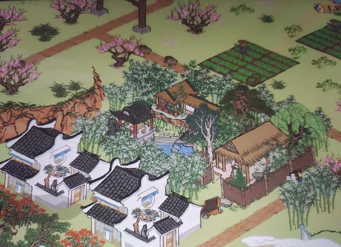 江南百景图桃花坞全攻略,解锁宝箱钥匙与废墟秘密,探索古风奇趣世界