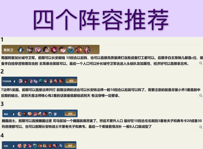 王者荣耀自走棋魏国进阶流阵容搭配秘籍及全方位趣味玩法大揭秘